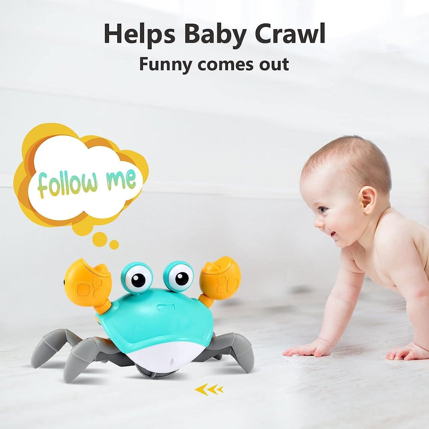 Baby's Playtime Buddy™ - Auto Sensing Obstacle Toy